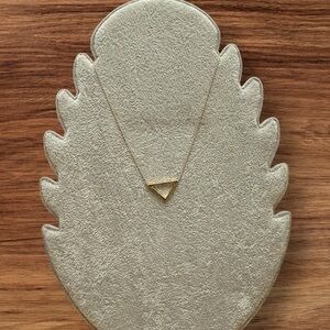 Gorjana Gold Triangle Pendant Necklace